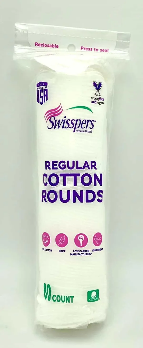 SWISSPERS – Cotton Rounds 80 pcs