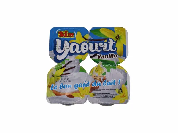 SIM - Yaourt saveur vanille - 100ml