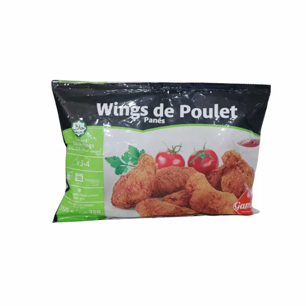 GAMGEL - Wings de poulet pané - 350G