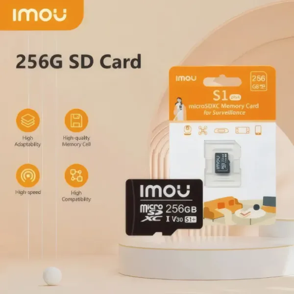 Carte Mémoire Micro SD Imou 256Go - Haute Endurance