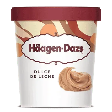 HAAGEN-DAZS - Mini-Cup Dulce de Leche, Crème glacée - 95ml