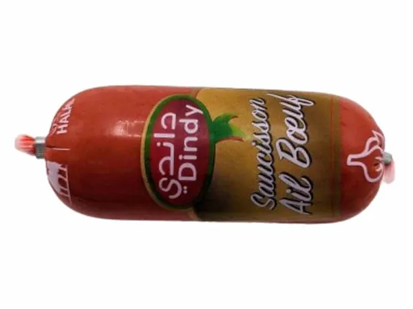 DINDY - Saucisson bœuf ail 200G
