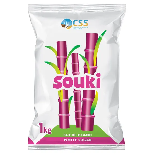 Souki sucre en poudre sachet 1 kg