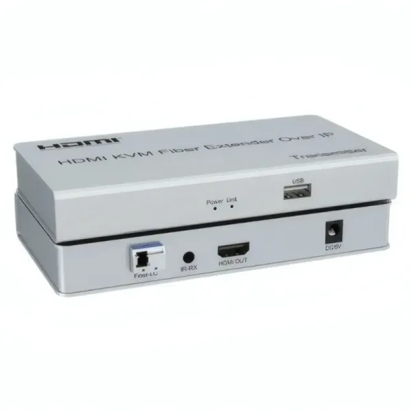 Extendeur HDMI KVM R SCAR sur Fibre via IP - 200M / 20km