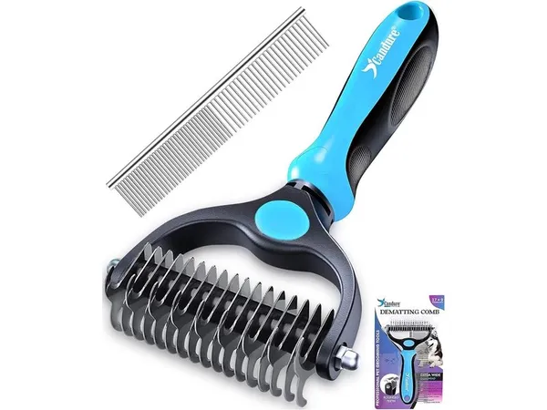 Brosse de Toilettage Double Face pour Animaux de compagnie