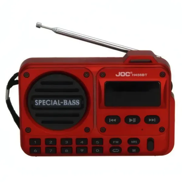 Radio MP3 JOC H456BT - Portable Bluetooth avec batterie rechargeable