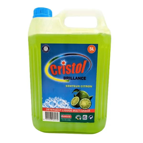 Cristol détergent liquide multi-usages citron 5L