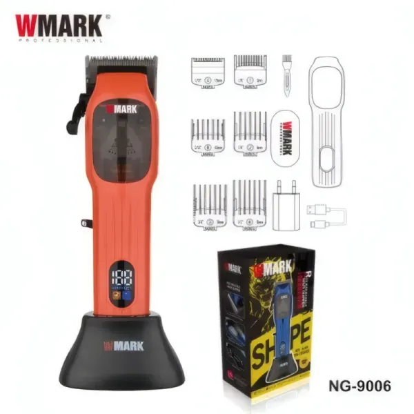 Tondeuse sans Fil WMARK NG-9006 avec Station de Charge