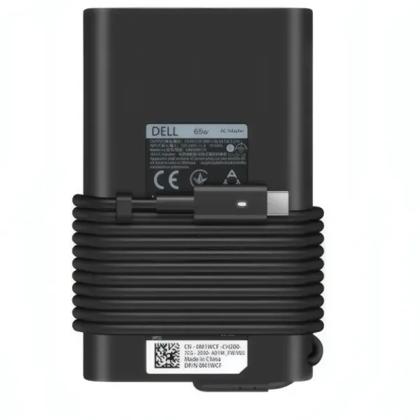 Chargeur DELL 65W Type-C pour Ordinateur Portable