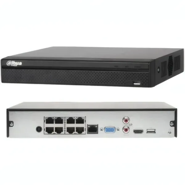 Enregistreur Vidéo Réseau Dahua 4 Canaux NVR 8 Ports POE