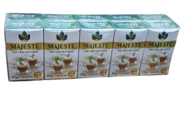 Thé vert de Chine Majesté 10 x 25 g