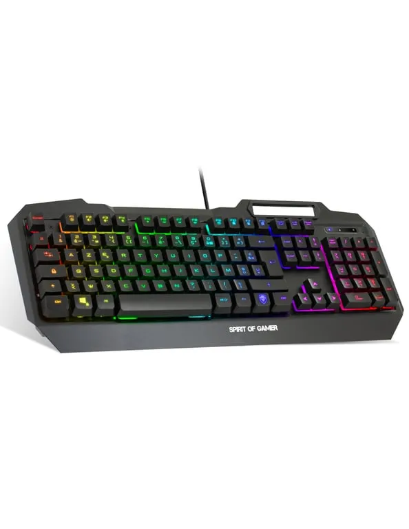 Spirit Of Gamer - Spirit of Gamer ELITE-K40 clavier Jouer USB AZERTY Français Noir
