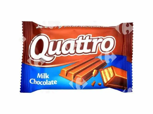 Quattro – Barres Chocolatées – 33G