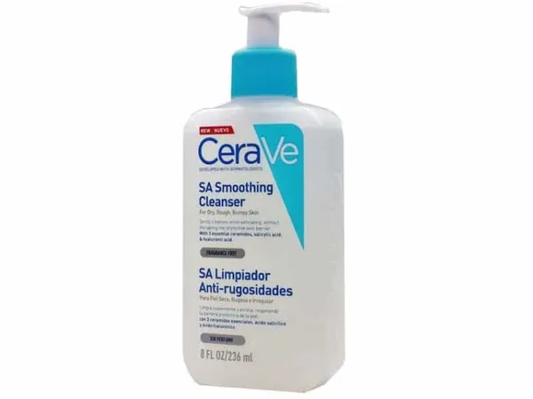 CERAVE - SA Nettoyant lissant nettoyant visage et corps à l'acide salicylique - 236ML