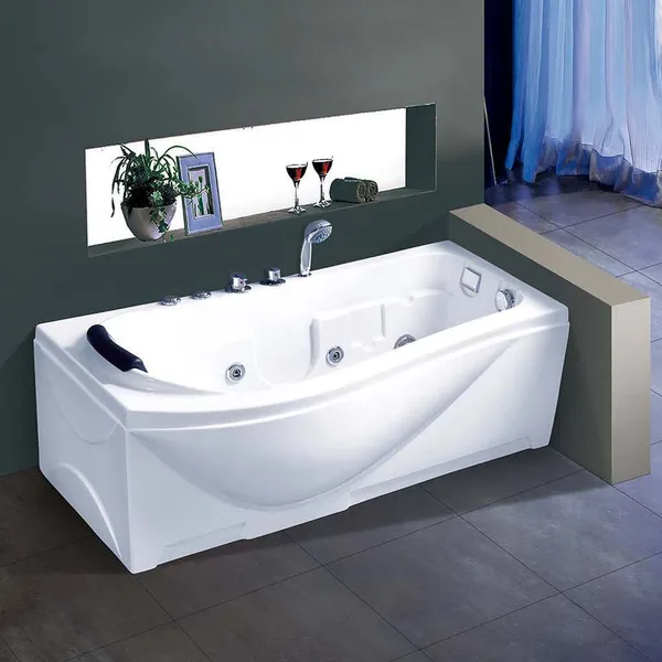 Jacuzzi KB-345 en acrylique, coloris blanc