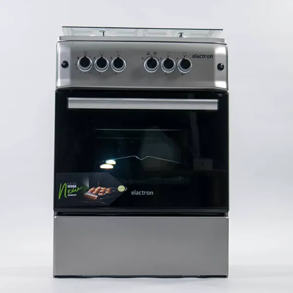 CUISINIERE ELACTRON 4FEUX 60X60 SEMI INOX EL5757