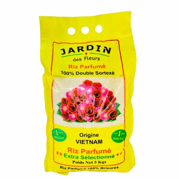 JARDIN DES FLEURS -  Riz brisé parfumé - 5 kg
