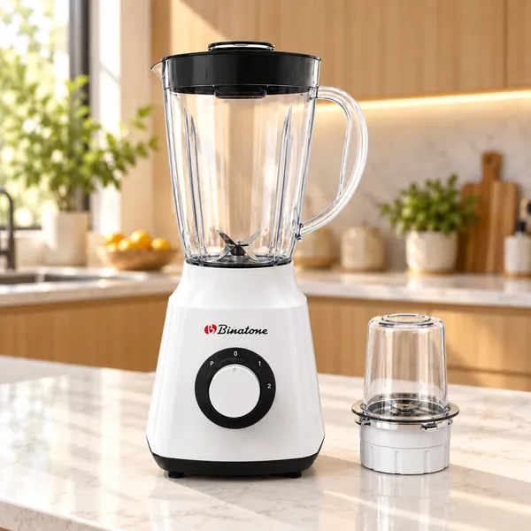Mixeur Binatone 1.5 litres Multifonction Blanc BLG410