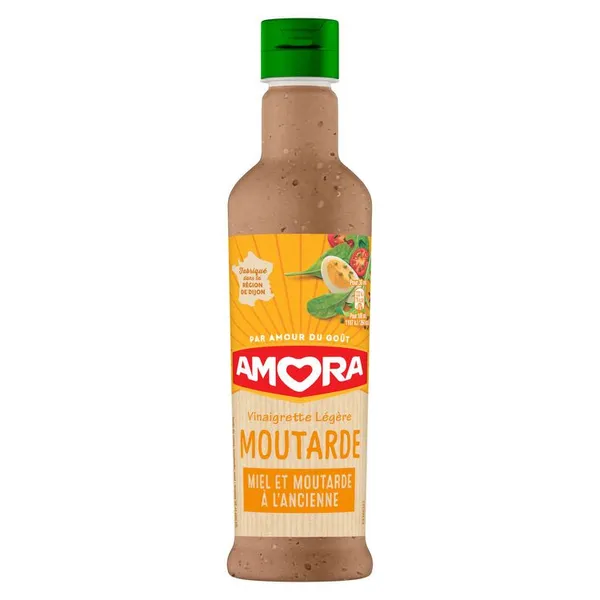 AMORA - Vinaigrette Légère à la Moutarde - 380 ml