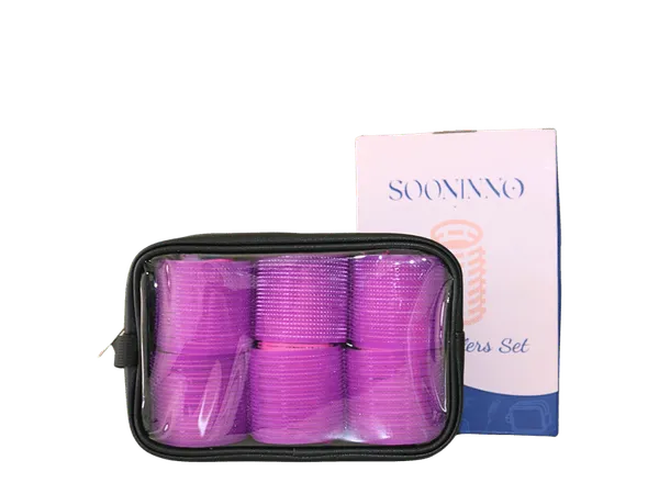 SOONINNO - Bigoudis Auto-Agrippants – Set de Hair Rollers Volume & Boucles