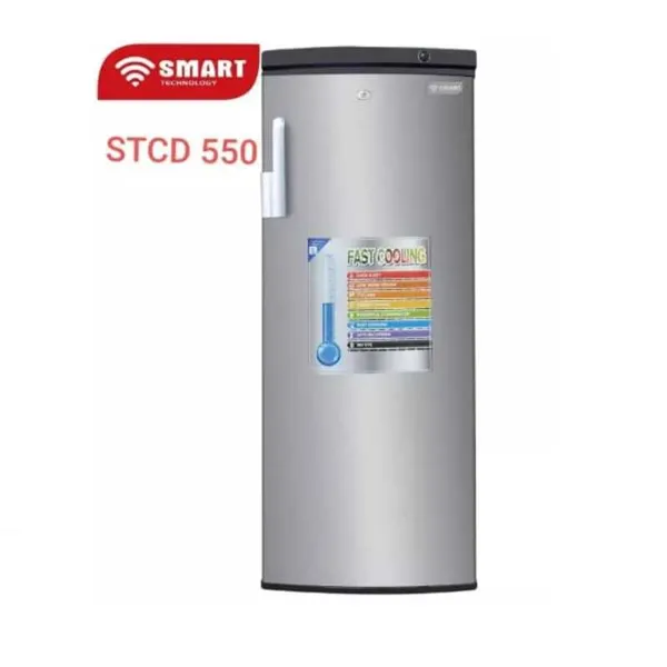 Congelateur Smart Technology Vertical 7TIROIRS 280LITRES Silver STCD-550