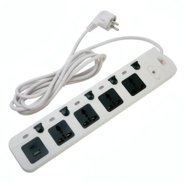 Multiprise R SCAR RS-158U 4 Ports avec Chargement USB & Type-C