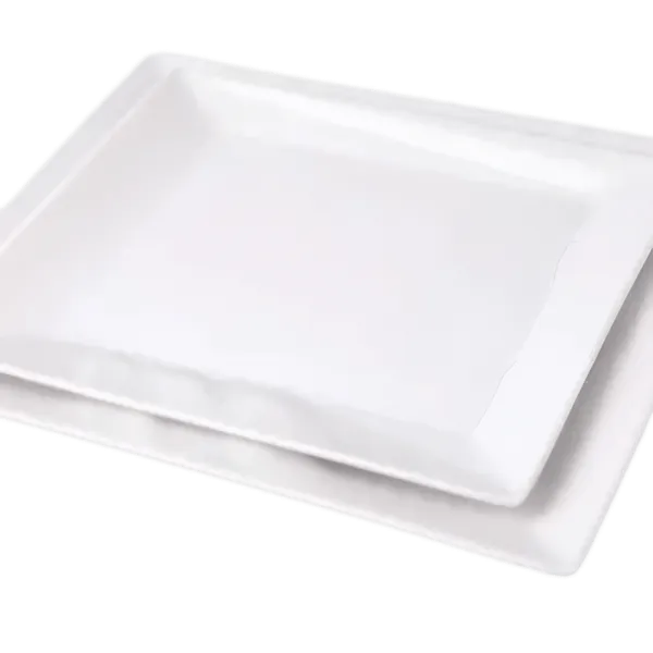 Lot 2 Assiettes Carré Incassable(Pm/Gm)