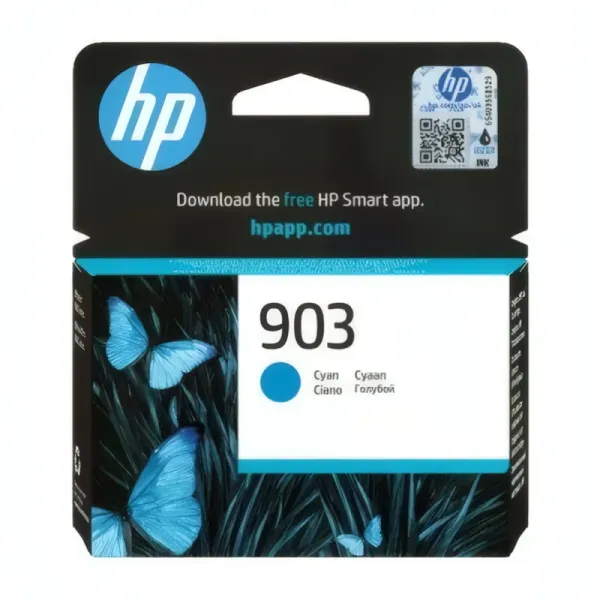 Cartouche d'Encre HP 903 Cyan - 4ml pour Imprimantes HP