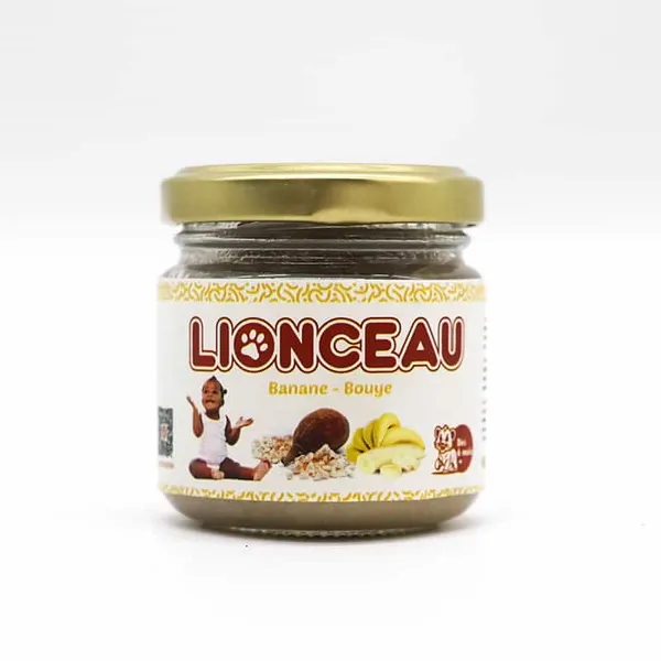 LIONCEAU - Compote saveur banane - bouye - 90g