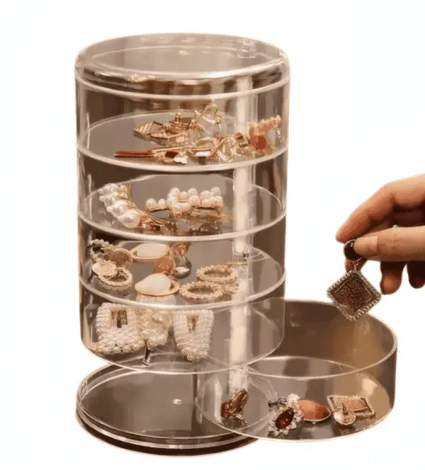 Boîte à Bijoux 5 Niveaux – Rangement Élégant et Organisé