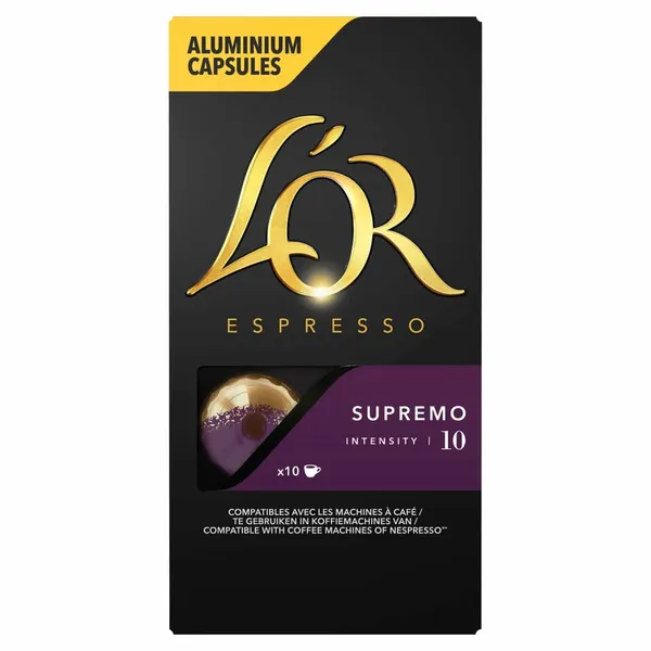 L'OR Espresso Supremo - Intensite 10 (x10) - 52g