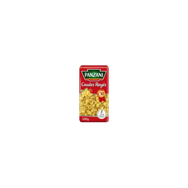 Panzani coudes rayés 500g