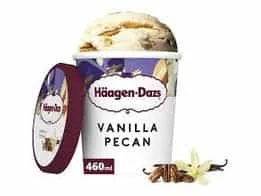 HAAGEN DAZS - Pot vanilla pecan 450ML