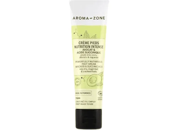 AromaZone - Crème des pieds à l'avocat & Acide succinique - 90 ml