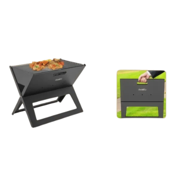 Barbecue à charbon portable et pliable