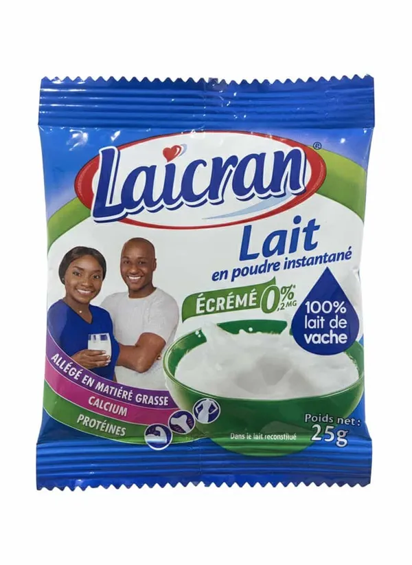 LAICRAN - Lait en poudre laicran écrémé - 25g