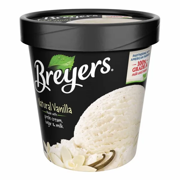 Breyers - Crème glacée à la vanille naturelle