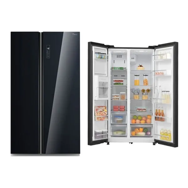 Refrigerateur Midea Side By Side 2PORTES 710LITRES Noir 710FGF22