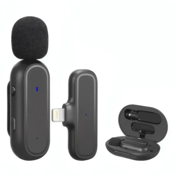 Micro Cravate Sans Fil K60-L - Réduction de Bruit pour iPhone