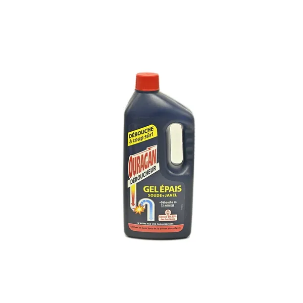 Ouragan Déboucheur Gel Epais 15 minutes 1 L