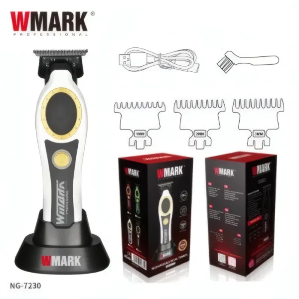 Tondeuse Rechargeable WMARK NG-7230 avec Lame en Acier Inoxydable
