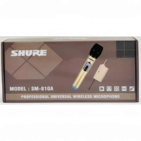 Microphone sans fil professionnel SHURE SM-810A