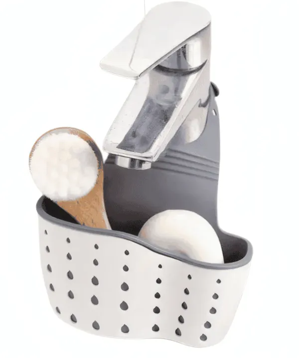 Caddy d'Évier en Silicone Ajustable