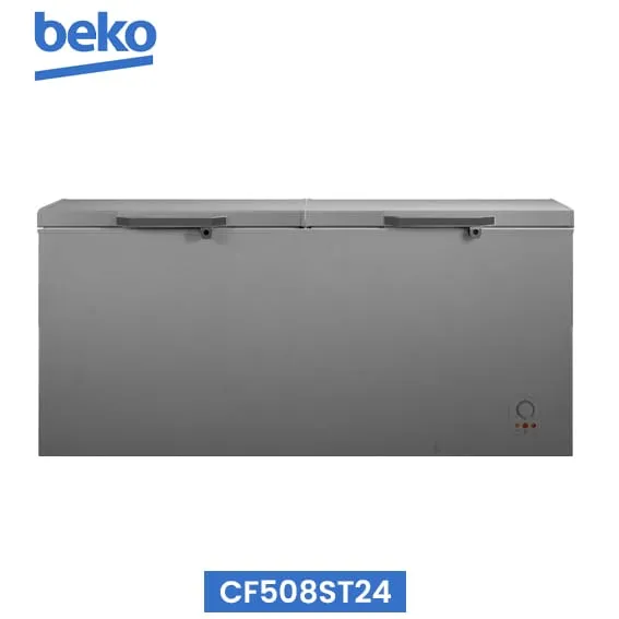Congelateur Beko Horizontal 700LITRES 2BATTANTS Gris CF508ST24