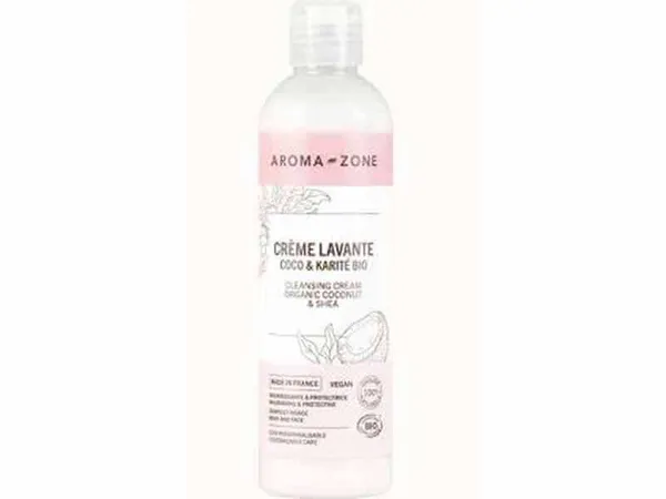 AromaZone - Crème lavante Coco & Karité visage et corps - 250 ml