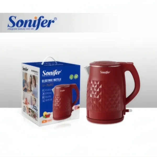 Bouilloire Électrique Sonifer SF-2025D en Acier Inoxydable - 1,8L