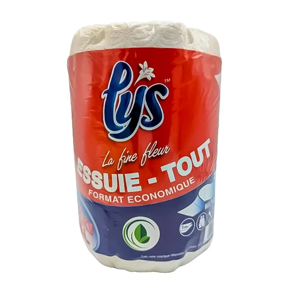 Bobine essuie-tout format économique Maxi XL 400 feuilles Lys