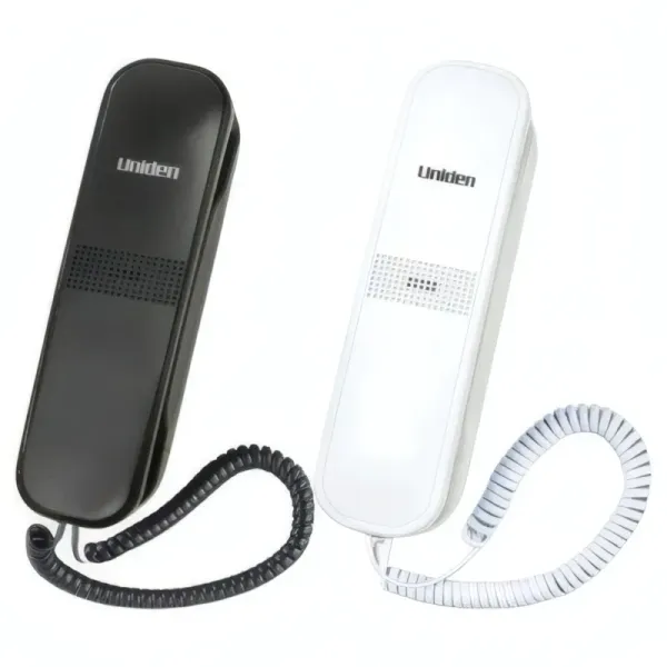 Téléphone Fixe Murale Uniden AS7101 - Sonnerie Forte et Gros Bouton