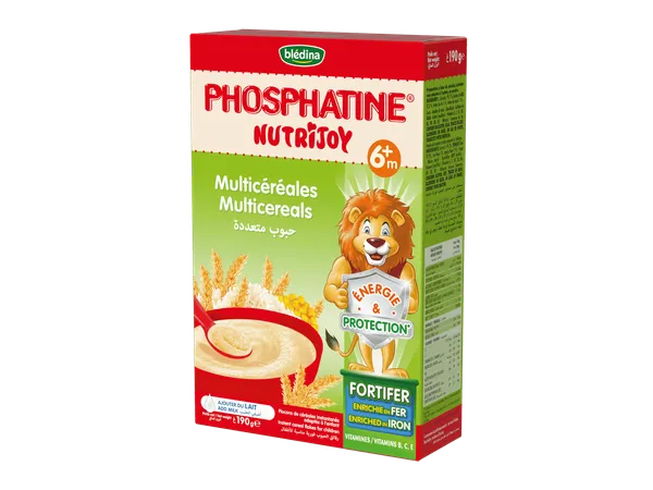 PHOSPHATINE - Céréales pour bébé multicéréales - 190g
