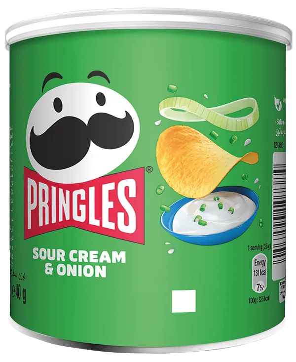 PRINGLES  - Chips saveur crème oignon - 40G